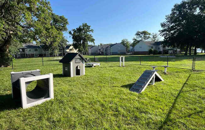 Dog park at Waterside Apartments
