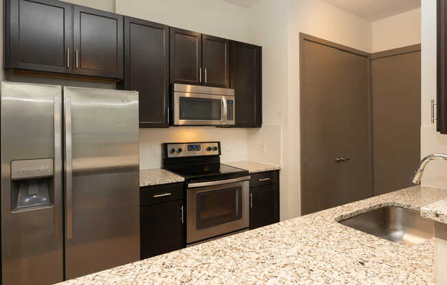 Kitchen with Stainless Steel Appliances