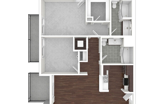 2 beds, 2 baths, 984 sqft, $3,183