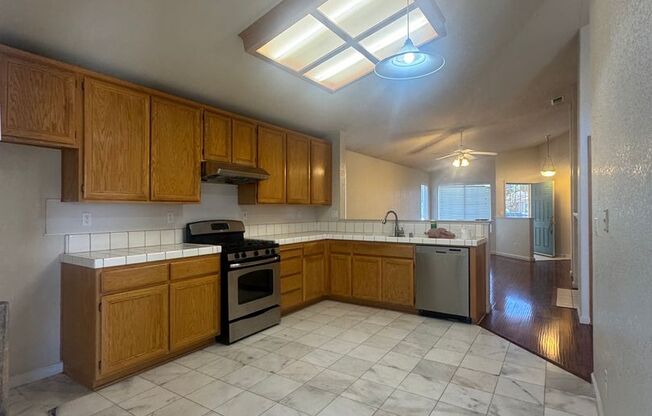 Beautiful 4-Bedroom Home with Solar, High Ceilings & 3-Car Garage! Prime Location