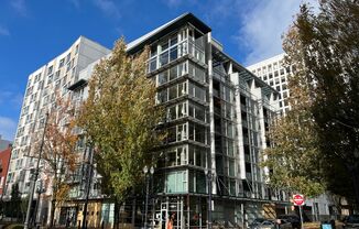 Modern Studio with Balcony, In-Unit Laundry, and Prime Lloyd District Location!