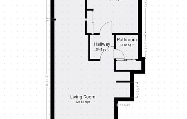 1 bed, 1 bath, 633 sqft, $2,800, Unit 17010-7