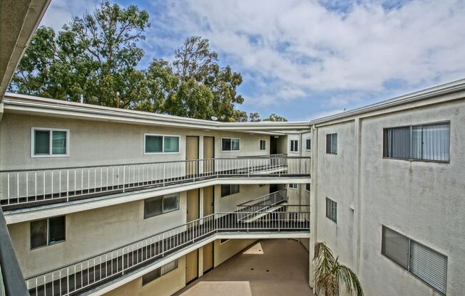 Bright & Spacious, Top-Floor 3BR3BA Condo w/ Spacious Deck w/ City Views, 2-Car Parking & In-Unit Laundry Next to Wilderness Park, Shopping, Schools, Park & Just 2 Mins to Beach!