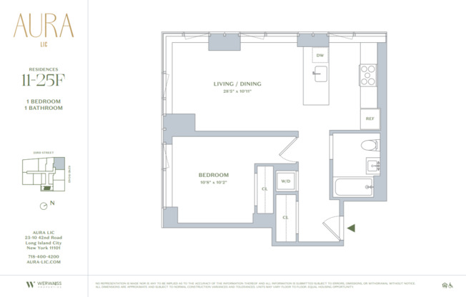 1 bed, 1 bath, $4,710, Unit 12F