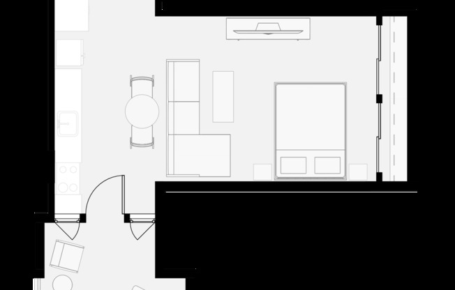Studio, 1 bath, 285 sqft, $2,595, Unit 15
