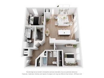 2 beds, 2 baths, 1,117 sqft, $2,131