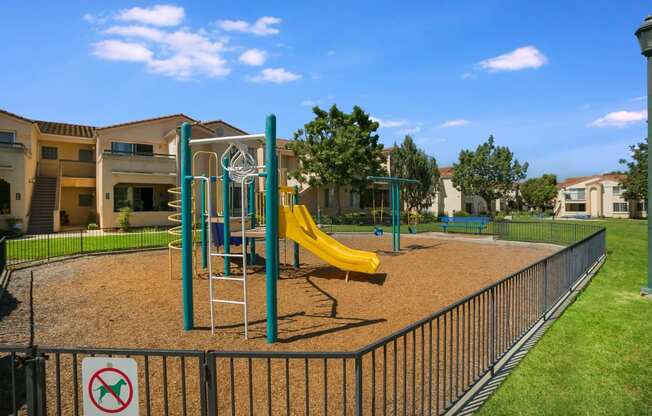 the playground at the apartments at diamond ridge in baltimore, md