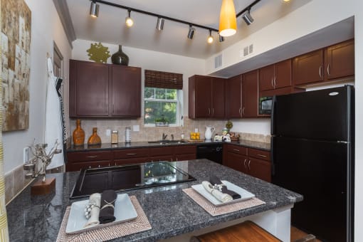 Kitchen View at Berkshire Aspen Grove Apartments, Littleton, CO 80120