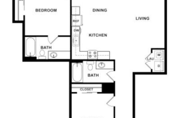 2 beds, 2 baths, 941 sqft, $2,895