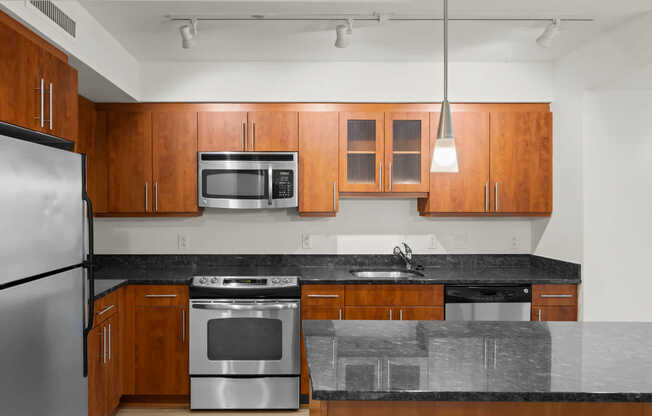 Kitchen with Stainless Steel Appliances