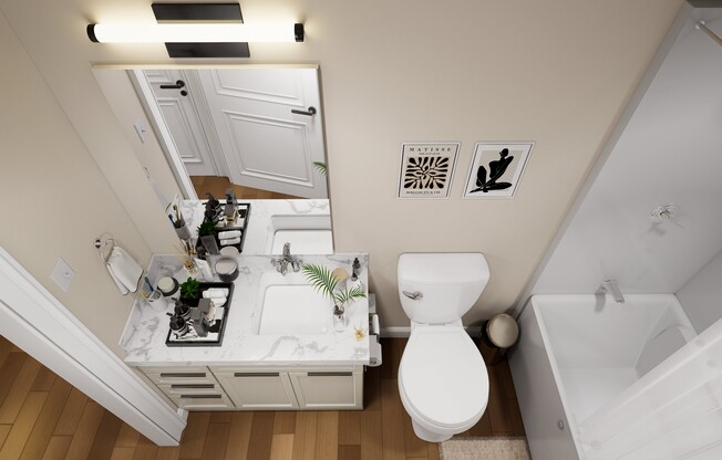 1 bed, 1 bath, 671 sqft, $1,236