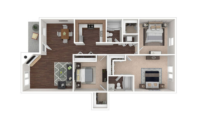 3 beds, 2 baths, 1,345 sqft, $1,684