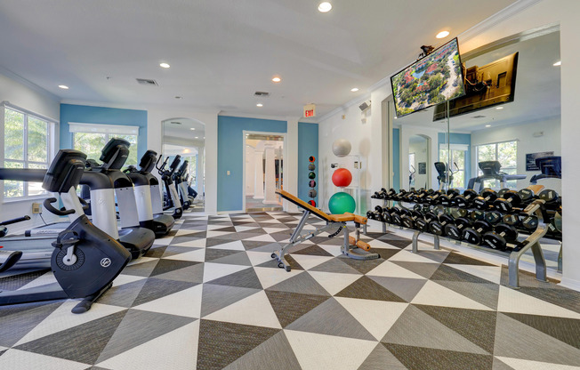 Sarasota Apartments Fitness Center - Saratoga Place