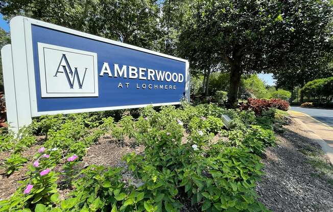 a sign for ambrewood at lochchess road in front of a