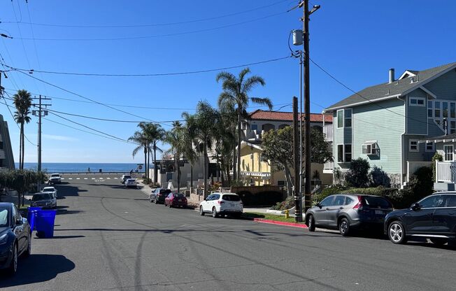 Furnished 2 bedroom in Carlsbad Village, Ocean View 1/2 block to the beach