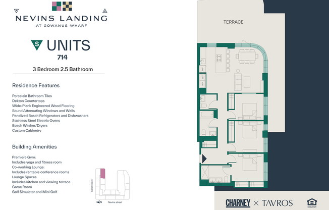 3 beds, 2 baths, $12,500, Unit 714