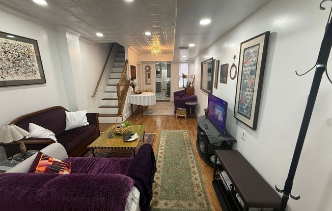 Fully Furnished & Elegantly Renovated Historic 3BR/2.5BA Home with Private Yard & Deck!