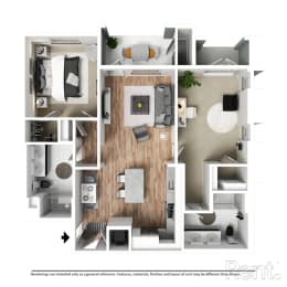 2 beds, 2 baths, 1,103 sqft, $3,199