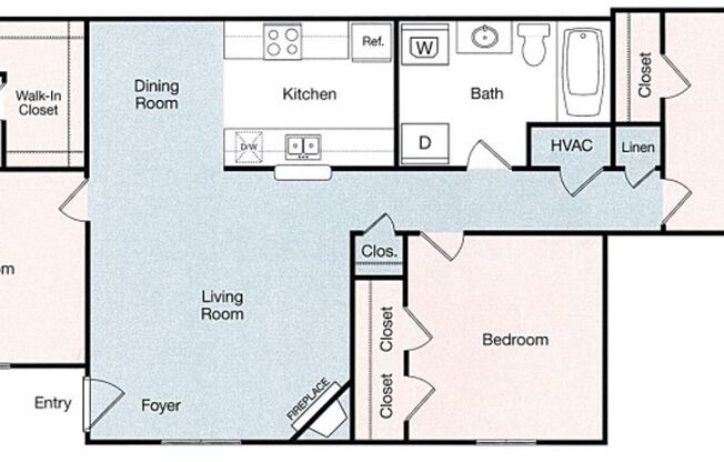 3 beds, 2 baths, 1,093 sqft, $1,250, Unit 505