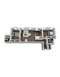 2 beds, 2 baths, 1,181 sqft, $2,795