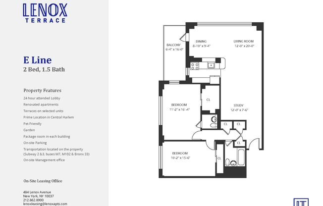 2 beds, 1.5 baths, 1,028 sqft, $3,600