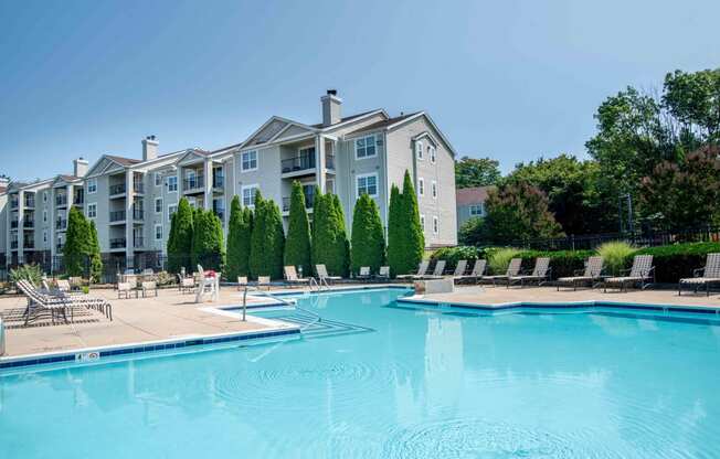 Pool at Elme Germantown, Germantown Maryland