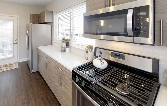 Lansdale Station Apartments built-in microwave