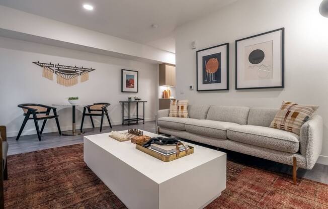 1 Bedroom Living Area - Coen & Columbia