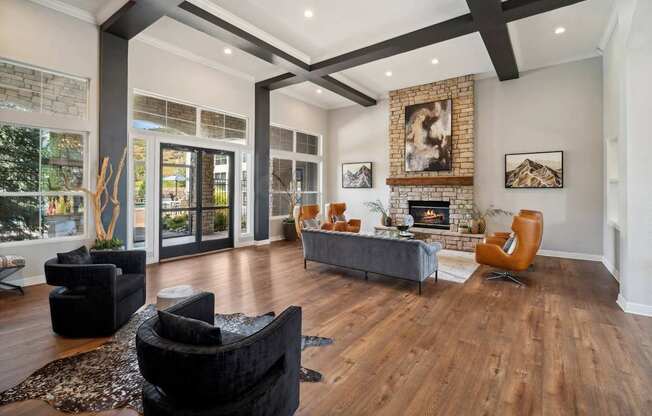 social lounge at Dakota Ridge apartments