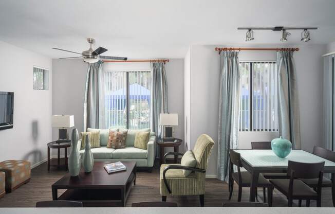 Avora apartments spacious living room