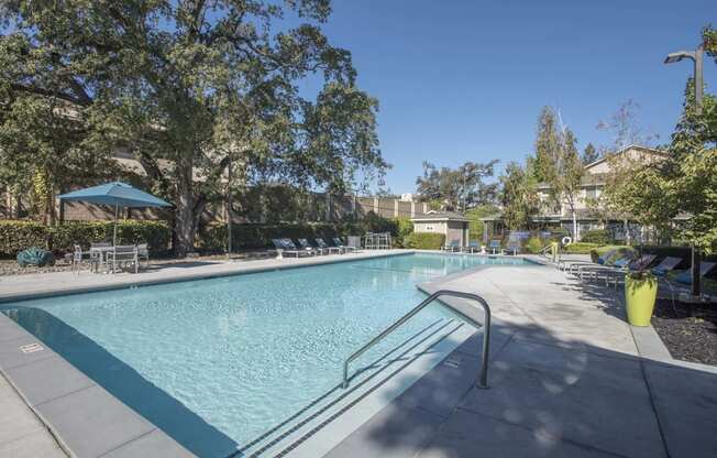 Resort-Style Pool at Atwood Apartments, California, 95610