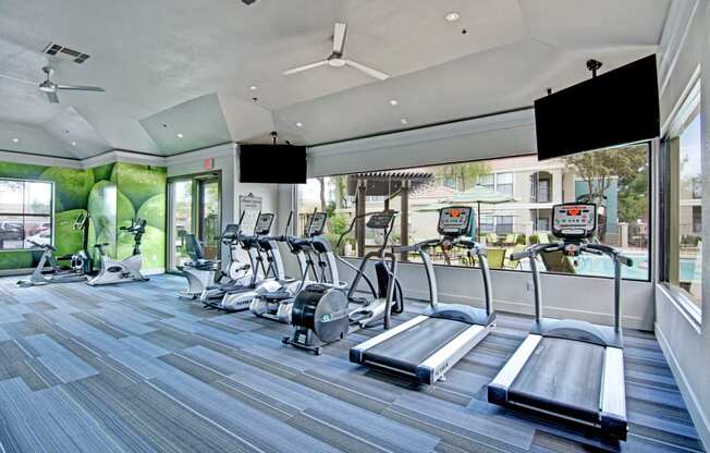 Cardio Machines In Gym at Andante Apartments, Phoenix, AZ, 85048