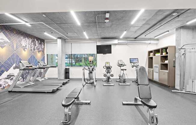 24-Hour Fitness Center at The Parker in Portland, OR 97209