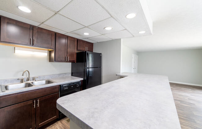 Modern Kitchen at Barrington Estates Apartments, Indiana, 46260