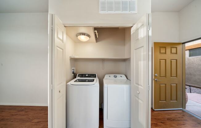 Washer and Dryer at Avilla Preserve Apartment Homes in Tucson Arizona