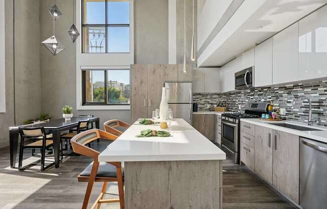 Gourmet Kitchen at The Mansfield at Miracle Mile, California