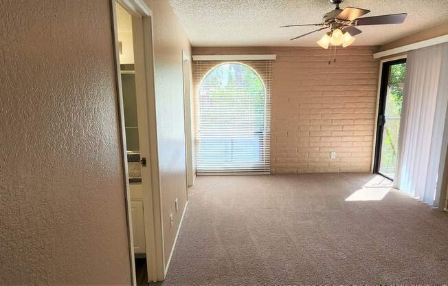 2x2 Upstairs Brown Upgrade Main Bedroom at Mission Palms Apartment Homes in Tucson AZ