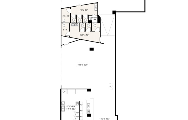 Studio, 8 baths, 5,245 sqft, $23,000, Unit COMMERCIAL