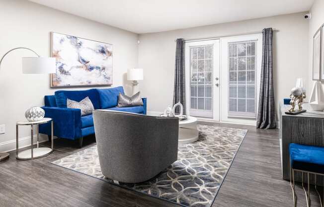 Modern Living Room at Elite At Lakeview, Georgia, 30337