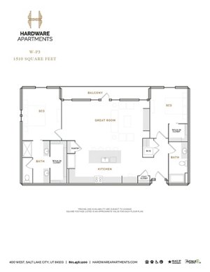 2 beds, 2 baths, 1,635 sqft, $4,899