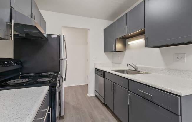 Renovated Kitchen at Lafayette Park Place, Detroit, MI, Detroit