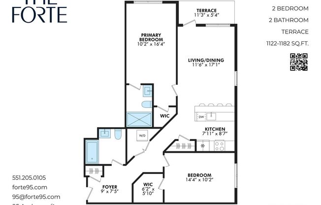 2 beds, 2 baths, 1,073 sqft, $4,649, Unit APT. 517