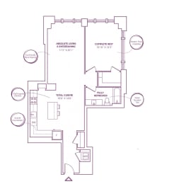 1 bed, 1 bath, 944 sqft, $3,128