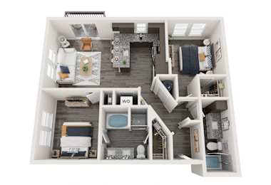 2 beds, 2 baths, 1,116 sqft, $3,047