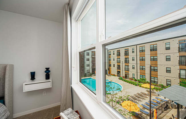 Bedroom at The Pointe at Polaris Apartments