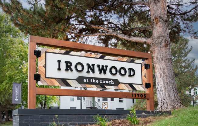 Ironwood at the Ranch Apartments Signage