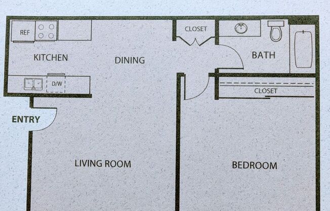 1 bed, 1 bath, 650 sqft, $2,195, Unit VP20