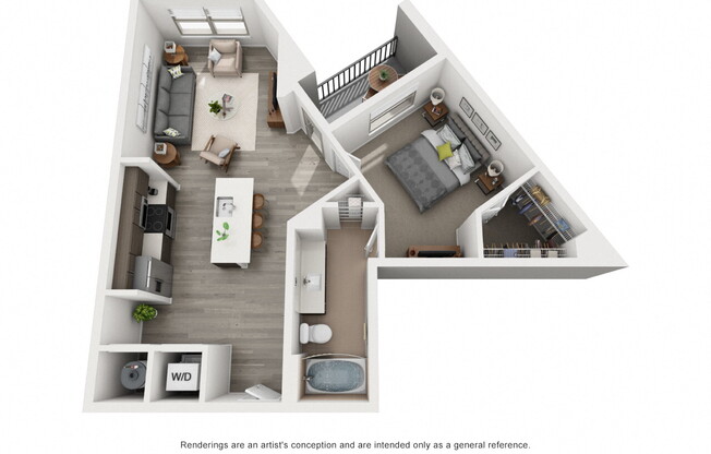 1 bed, 1 bath, $1,497