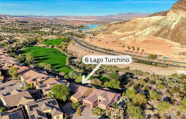 Sought after single-story home in Lake Las Vegas on the Golf Course