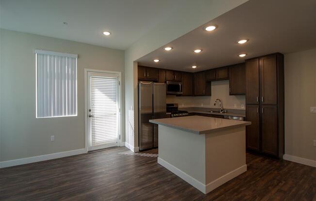 kitchen or kitchenette at 519 the great neck house at Loma Villas Apartments in San Bernardino, CA